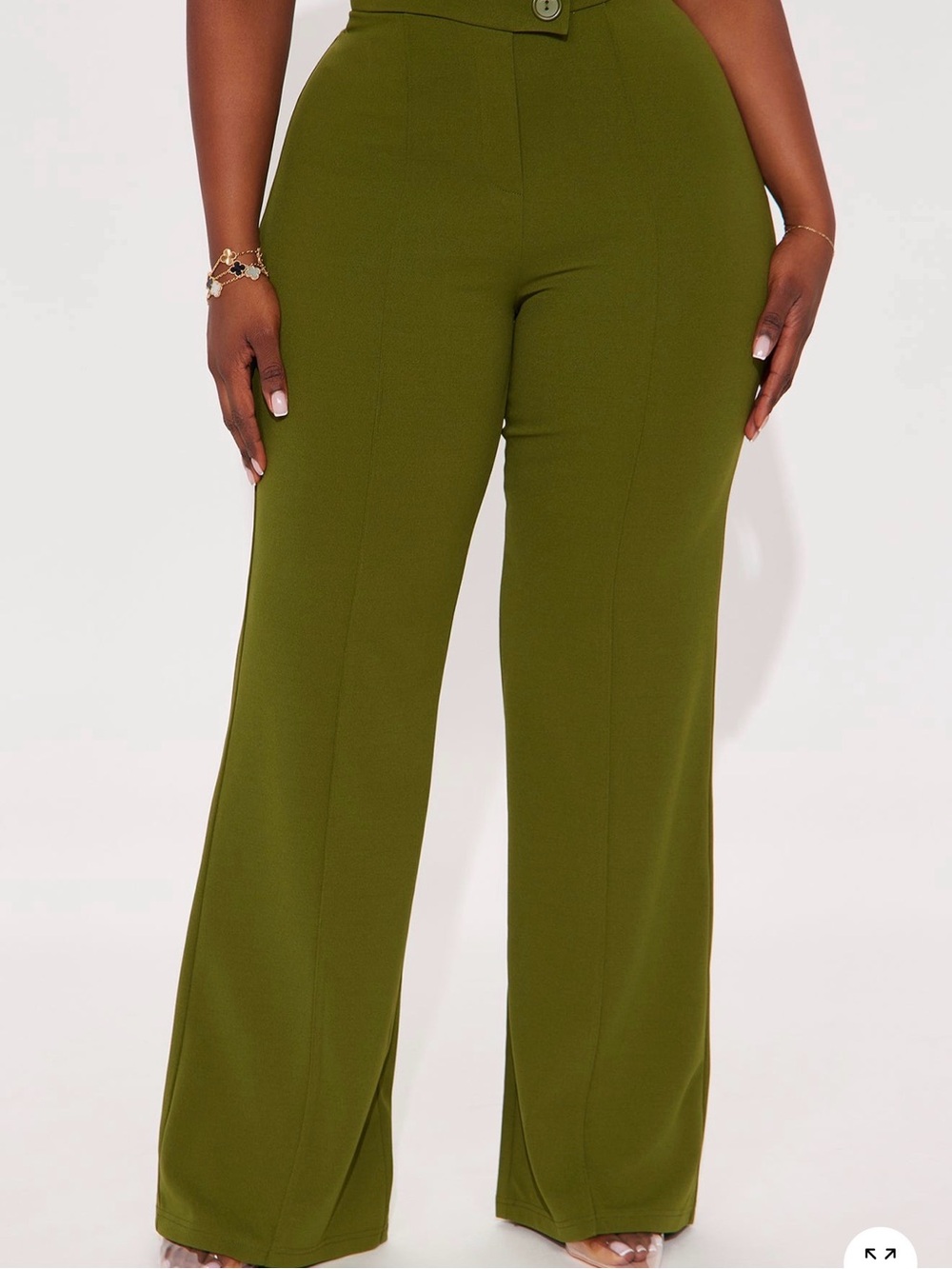 Fashion Nova Tall Women’s Green Dress Pants